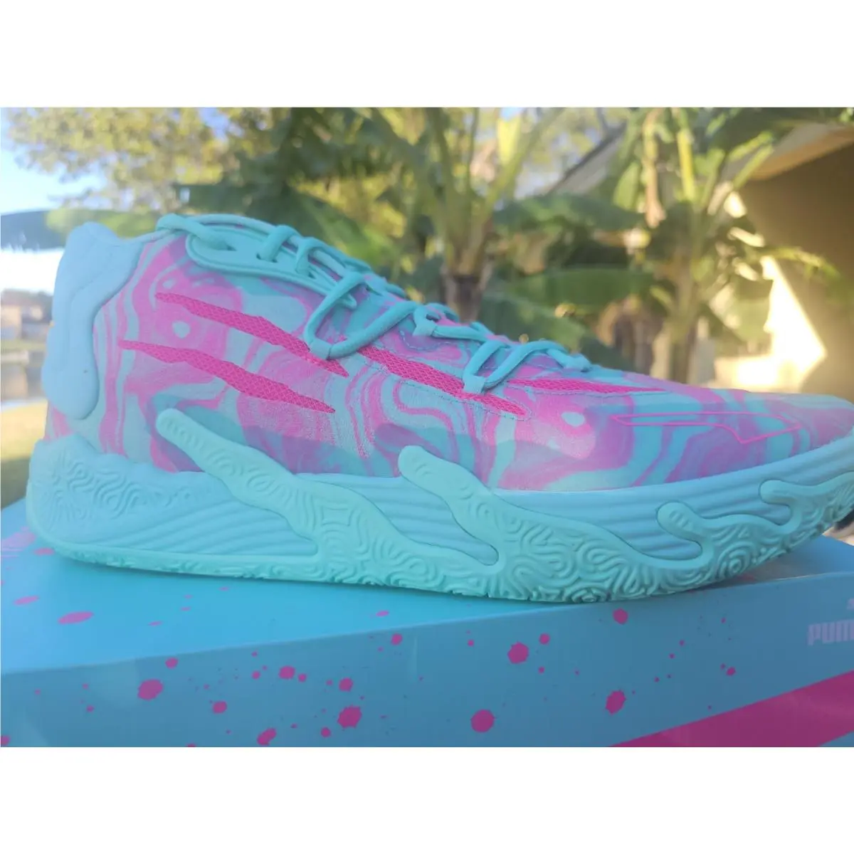 Puma shoes - Puma LaMelo Ball MB.03 Miami - 310511-01 - Blue 9