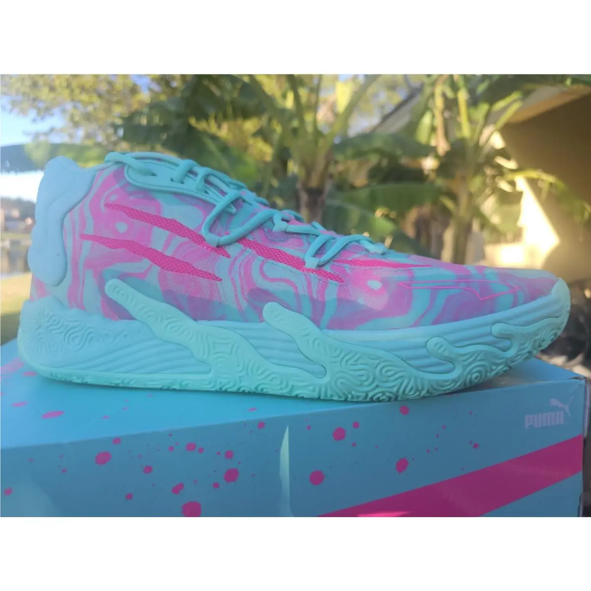 Puma shoes - Puma LaMelo Ball MB.03 Miami - 310511-01 - Blue 10