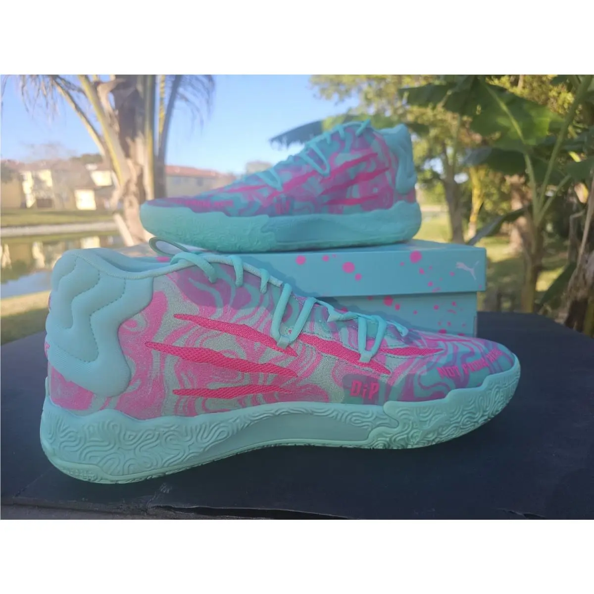 Puma shoes - Puma LaMelo Ball MB.03 Miami - 310511-01 - Blue 3