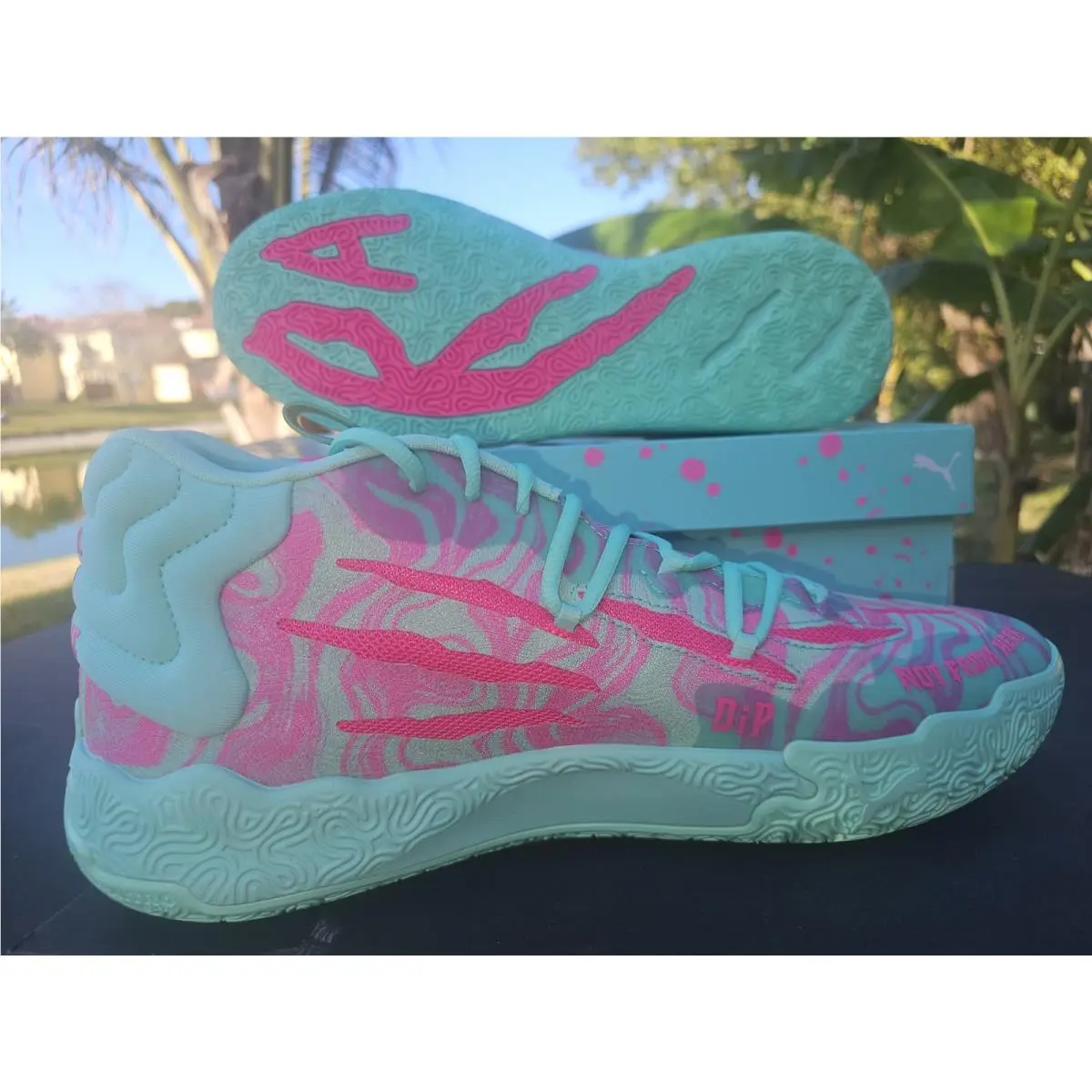 Puma shoes - Puma LaMelo Ball MB.03 Miami - 310511-01 - Blue 4