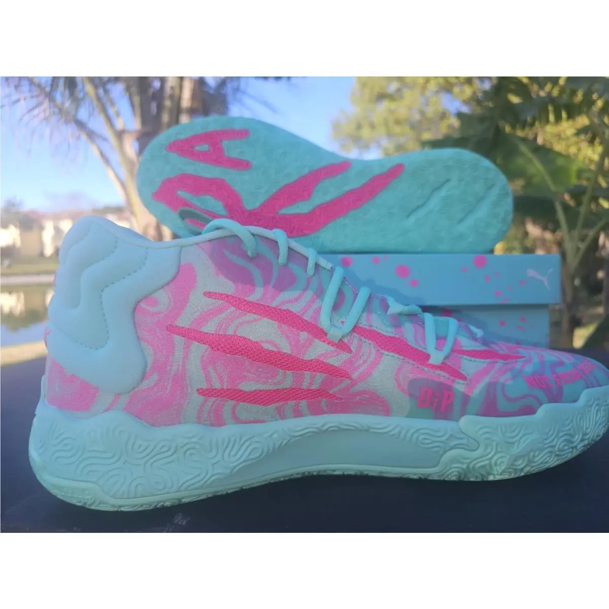Puma shoes - Puma LaMelo Ball MB.03 Miami - 310511-01 - Blue 5