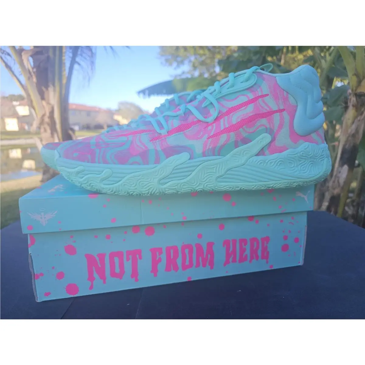 Puma shoes - Puma LaMelo Ball MB.03 Miami - 310511-01 - Blue 6