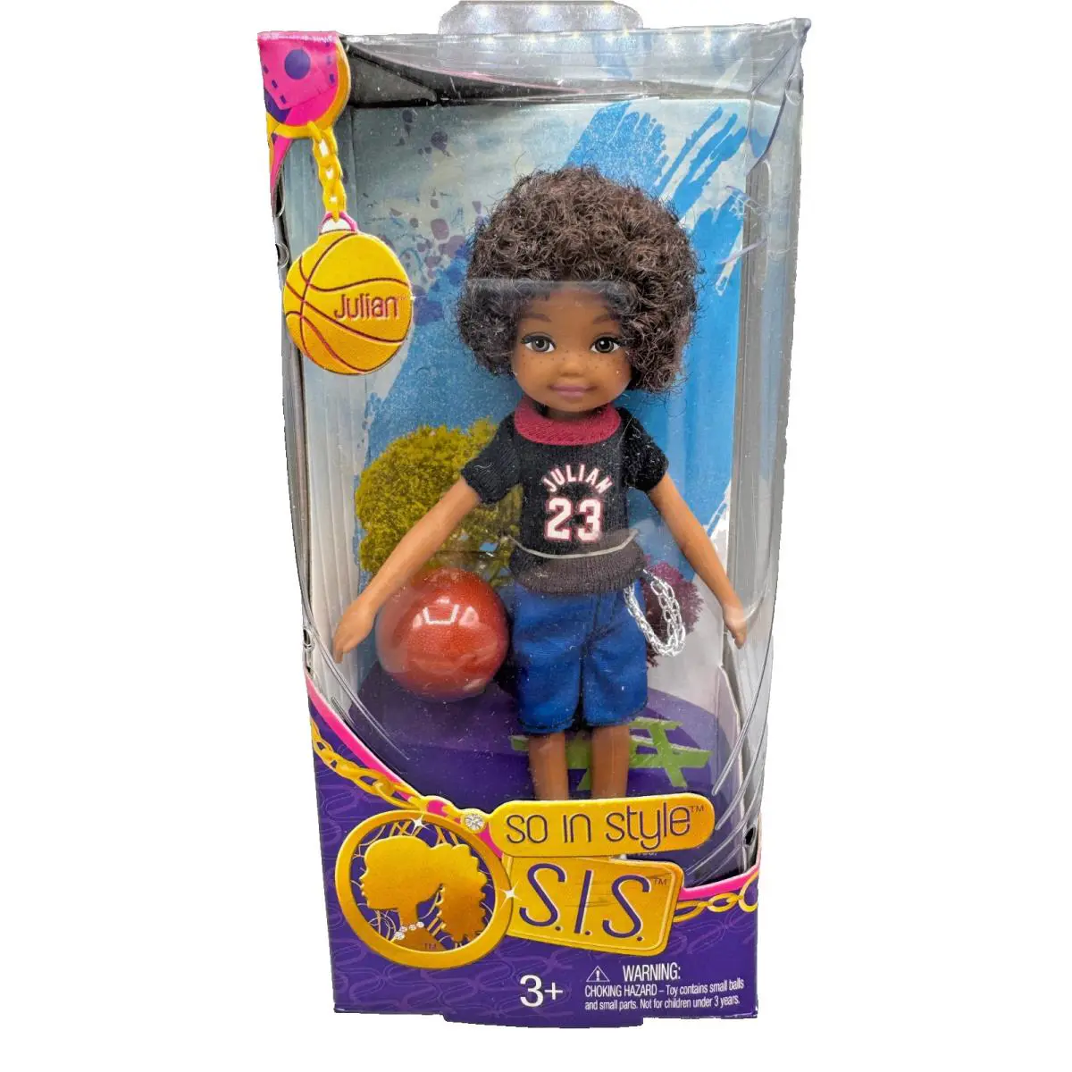 BK D Barbie Doll 2010 Kelly SO IN Style S.i.s. Black AA Julian Basketball