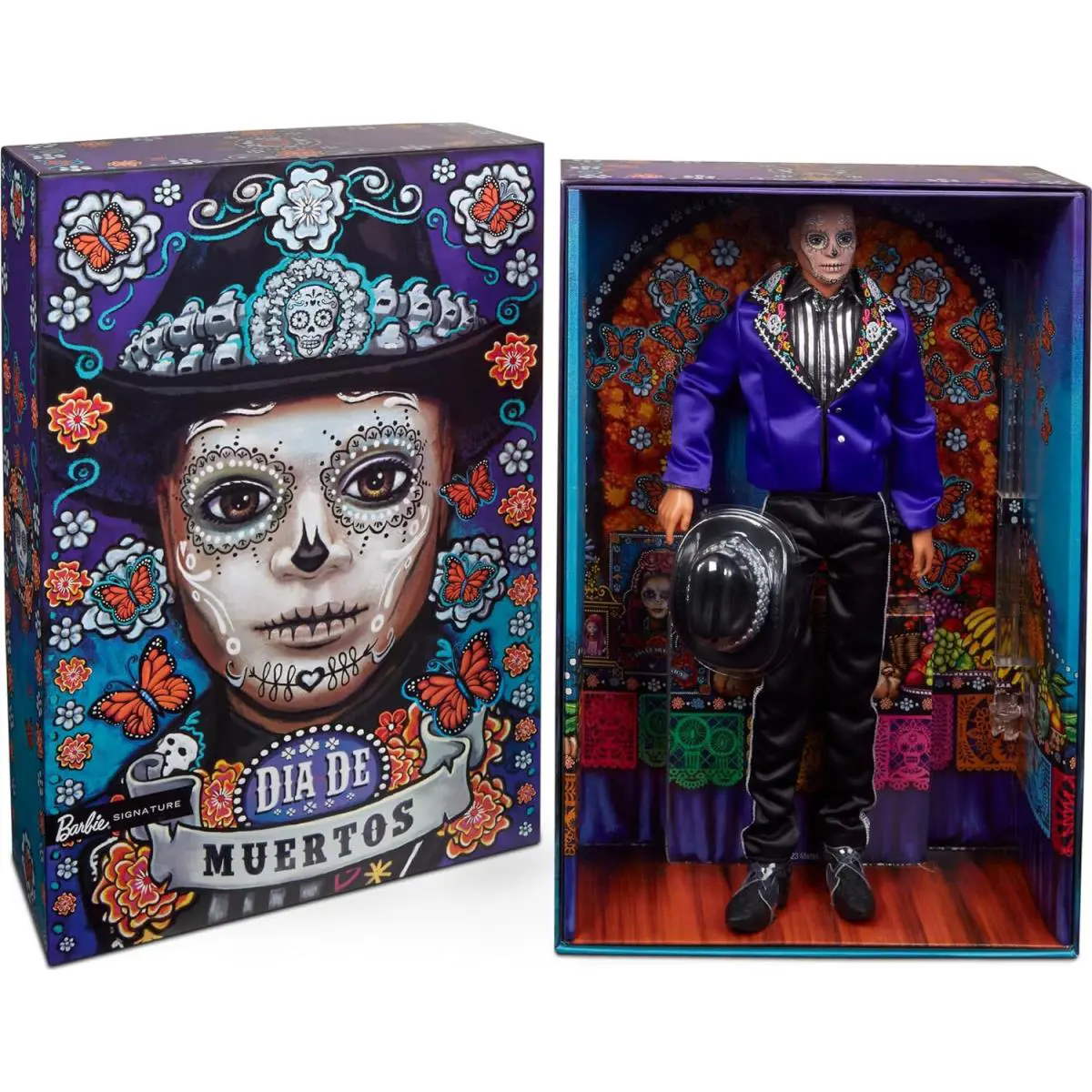 Barbie Signature Ken Dia De Los Muertos 2023 Barbie Day of The Dead