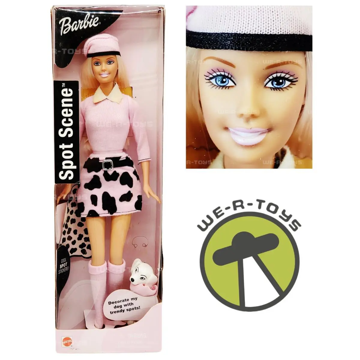 Spot Scene Barbie Doll with Dalmatian 2001 Mattel 53964