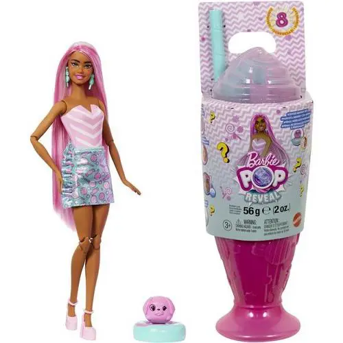 WB Mattel - Barbie Pop Reveal Treats Series Pink Doll Large Item Doll