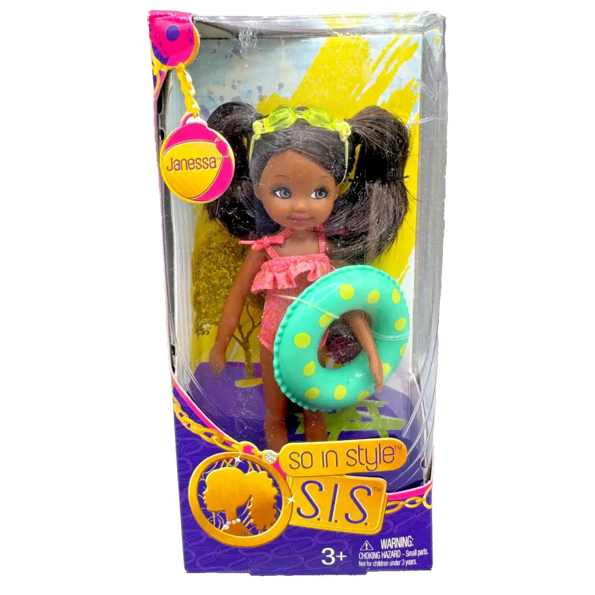 BK D Barbie Doll 2010 Kelly SO IN Style S.i.s. Black AA Janessa T7332