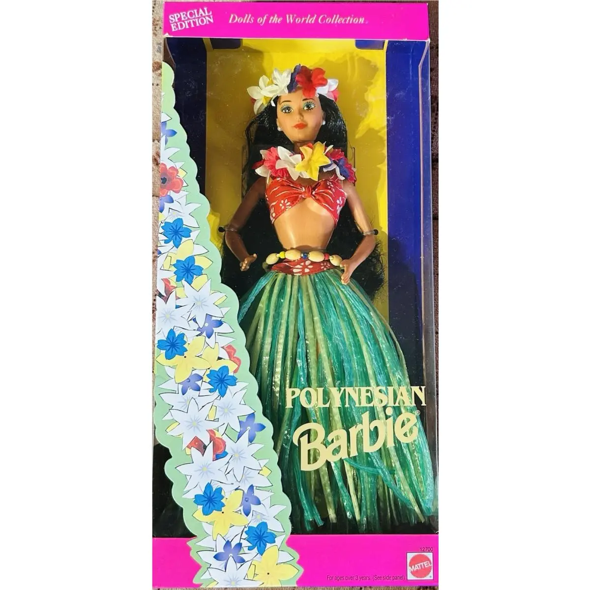 Mattel Dolls of The World Polynesian Barbie Doll 1994 Nrfb 12700 Polynesia