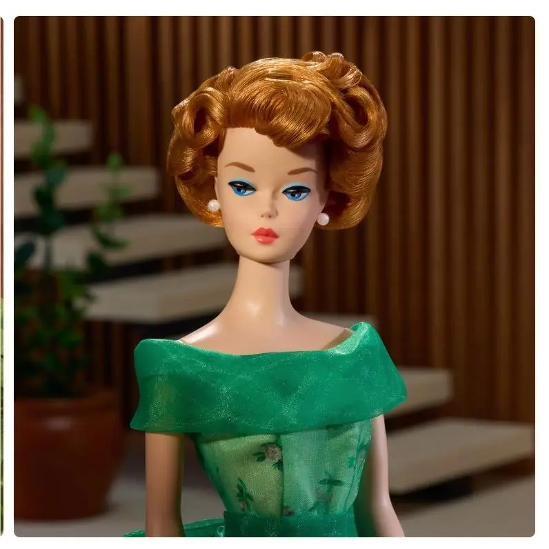 Amazing Red Hair Bubble Cut Modern Art Fashion 1625 Silkstone Barbie Doll