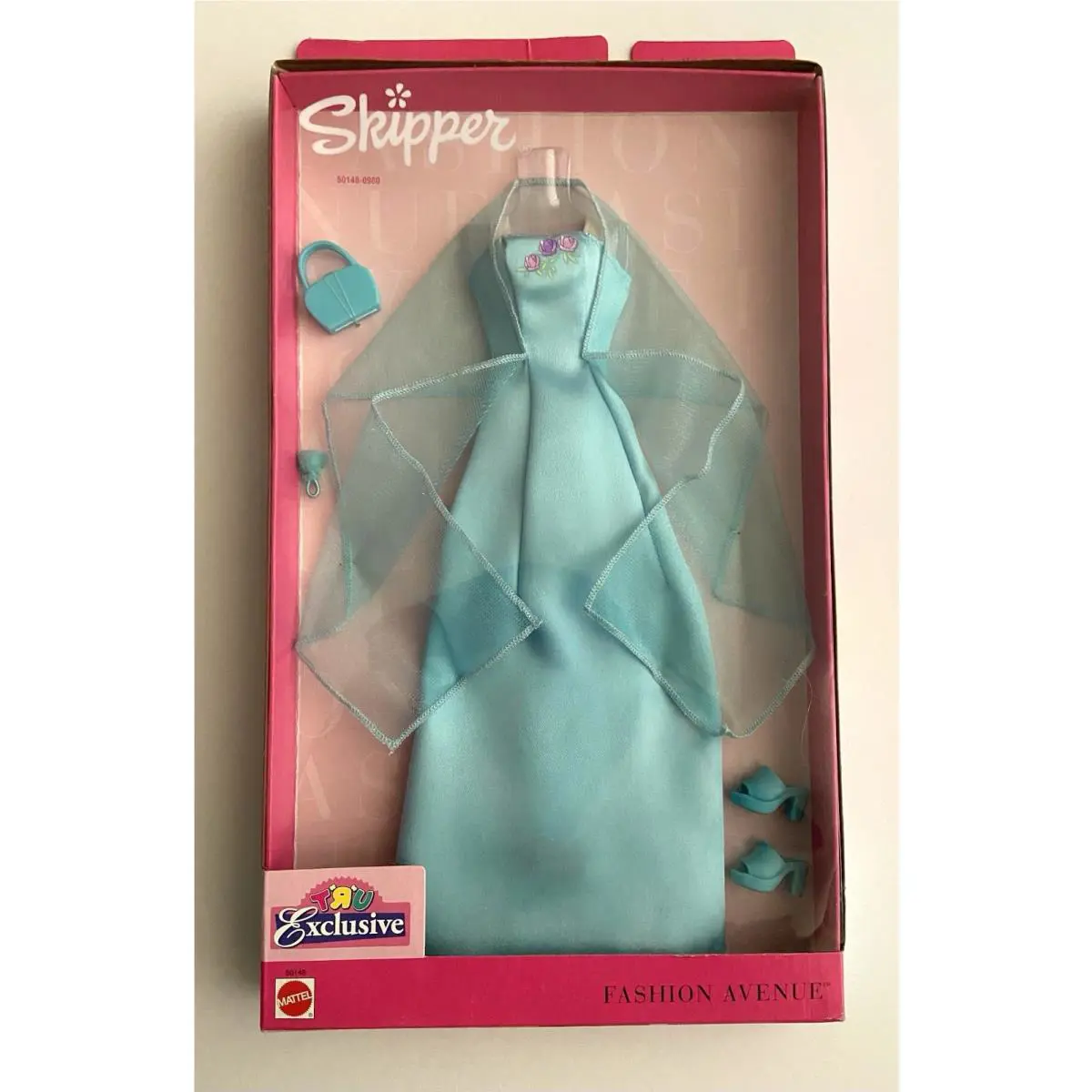 Toys R Us Exclusive Barbie Doll Fashion Avenue 2001 Skipper Prom 50148 Nrfb Htf