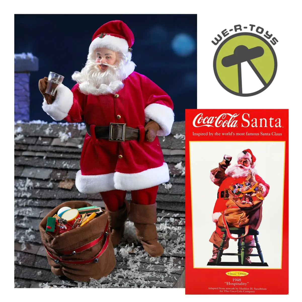Coca-cola Santa Classic Edition 1948 Hospitality Doll 1999 Mattel 23288