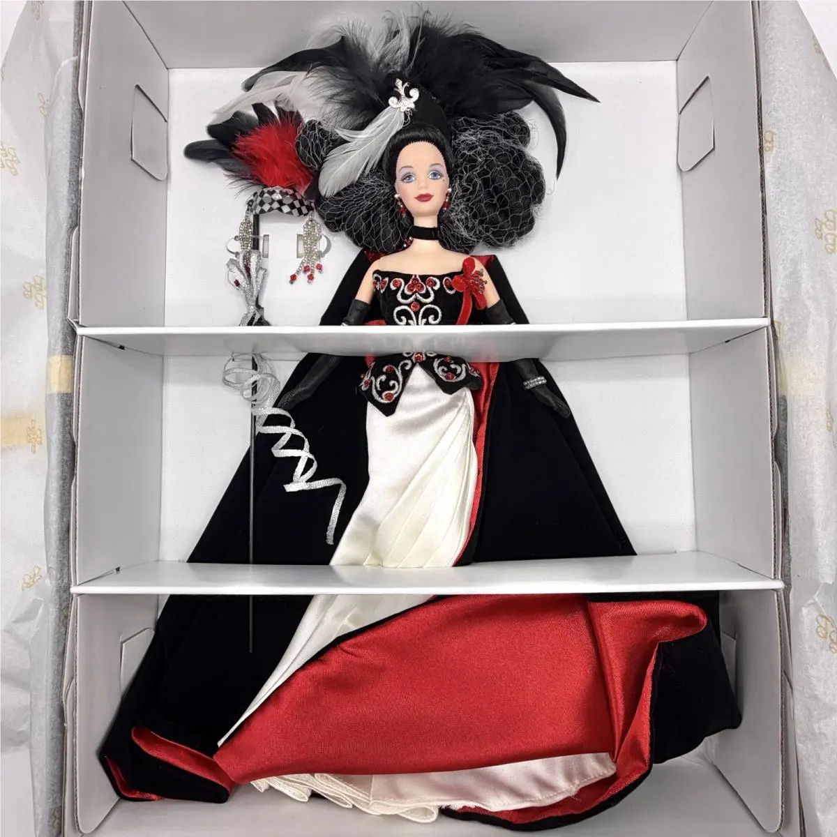 1997 Mattel Illusion Barbie Masquerade Gala Limited Edition 1st In Series Nrfb/c
