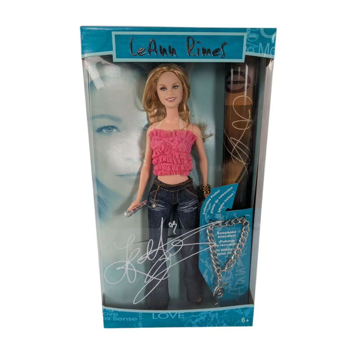 Vintage 2005 Country Singer Leann Rimes Barbie Doll Mattel G8886