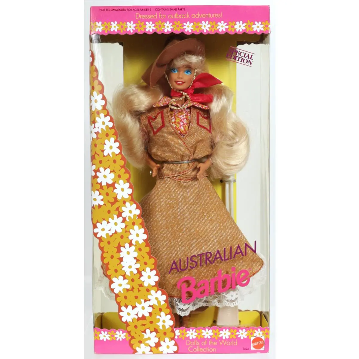 Australian Barbie Dolls of The World Collection Special Edition - 3626 Nrfb 1992