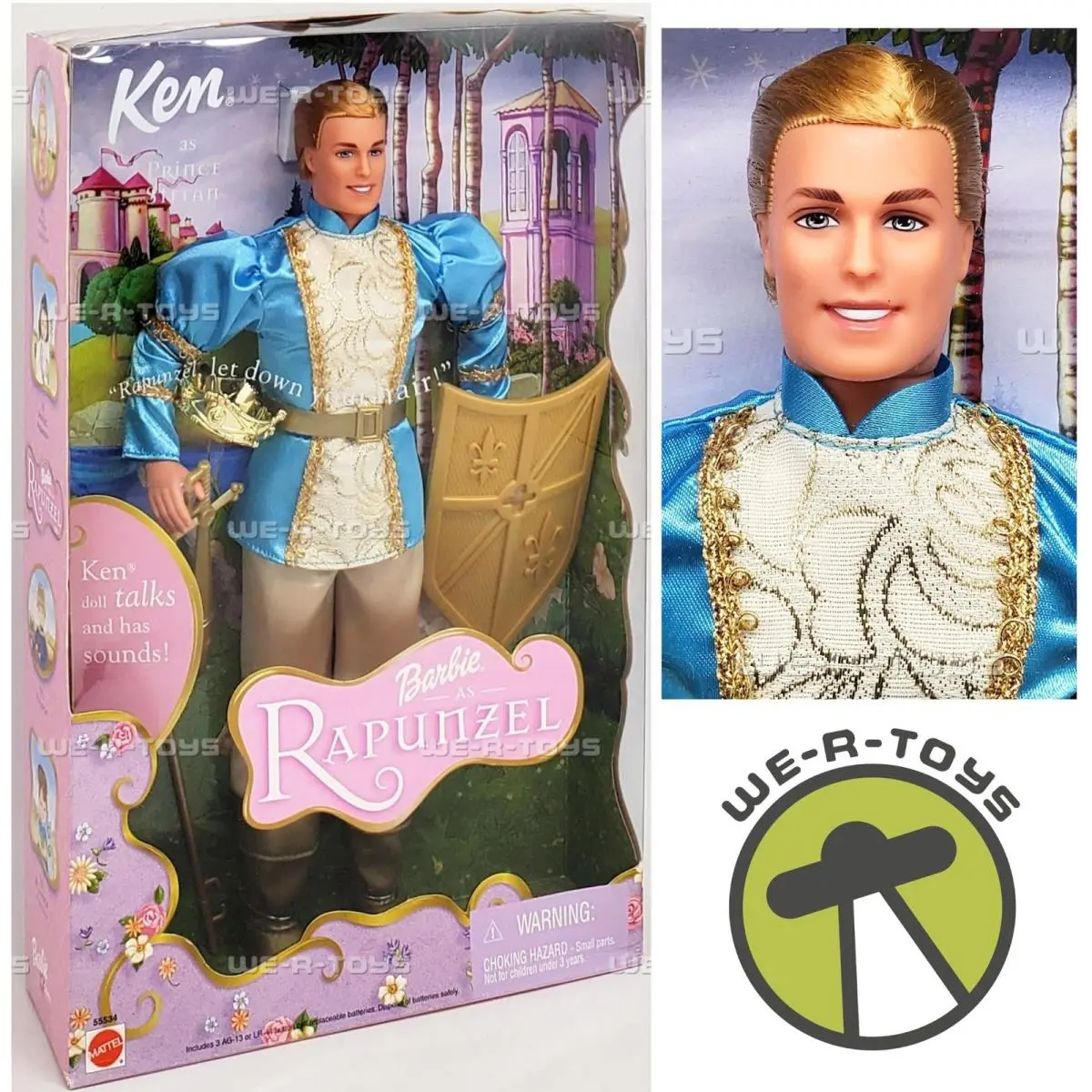 Barbie As Rapunzel Ken As Prince Stefan Doll 2001 Mattel 55534
