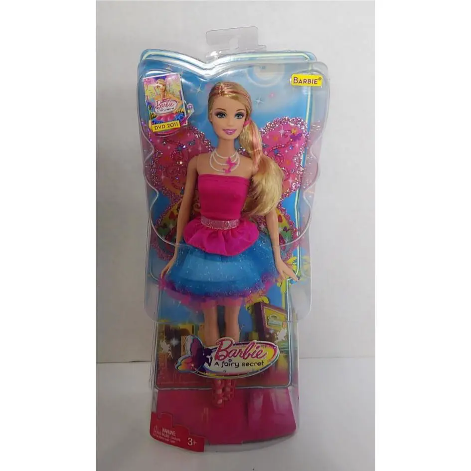 2010 Barbie A Fairy Secret Doll in Package Wings T7360 Mattel