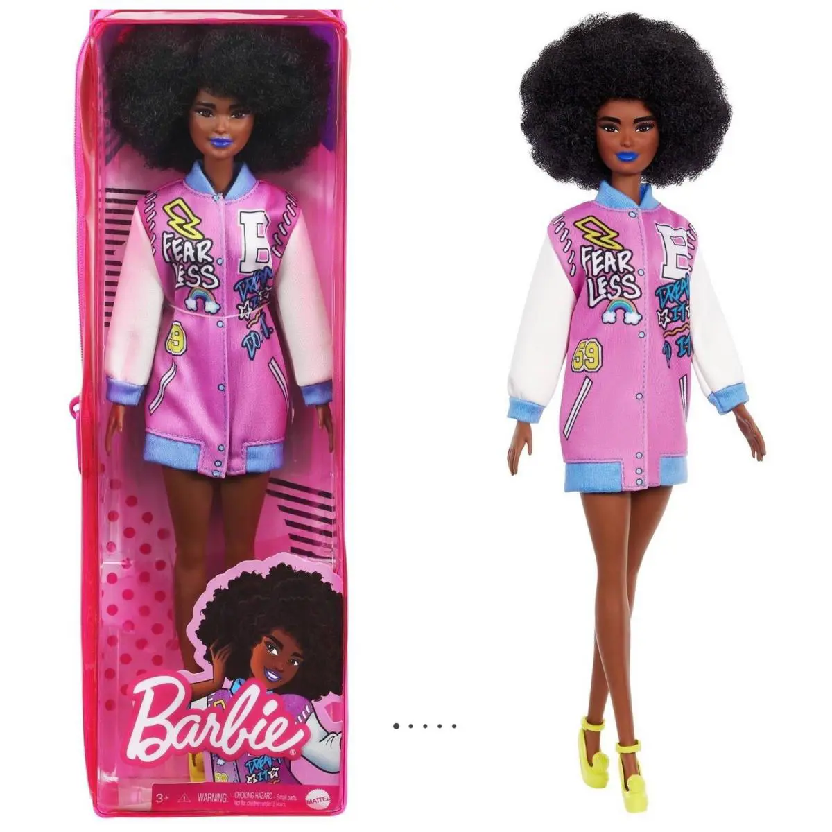 Mattel Barbie Doll African American W/ Accesories Jacket Gorgeous