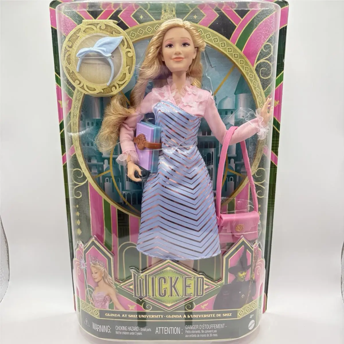 Wicked The Movie Glinda at Shiz University Fashion Doll Url Misprint Error