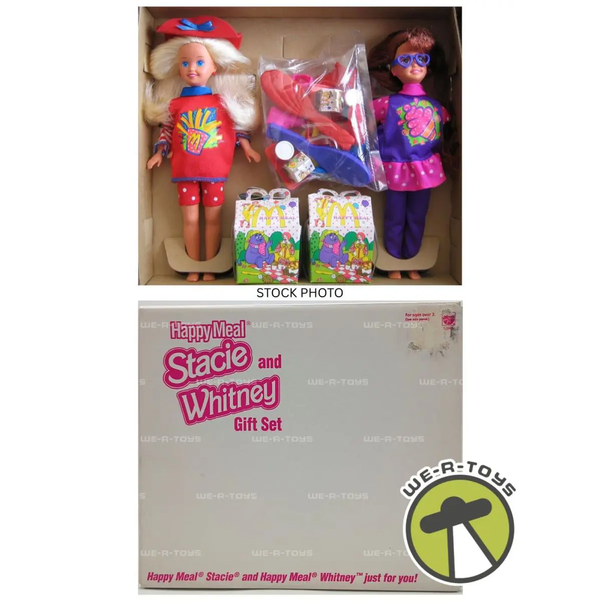 Happy Meal Stacie and Happy Meal Whitney 1994 Barbie Dolls Gift Set 12665-6