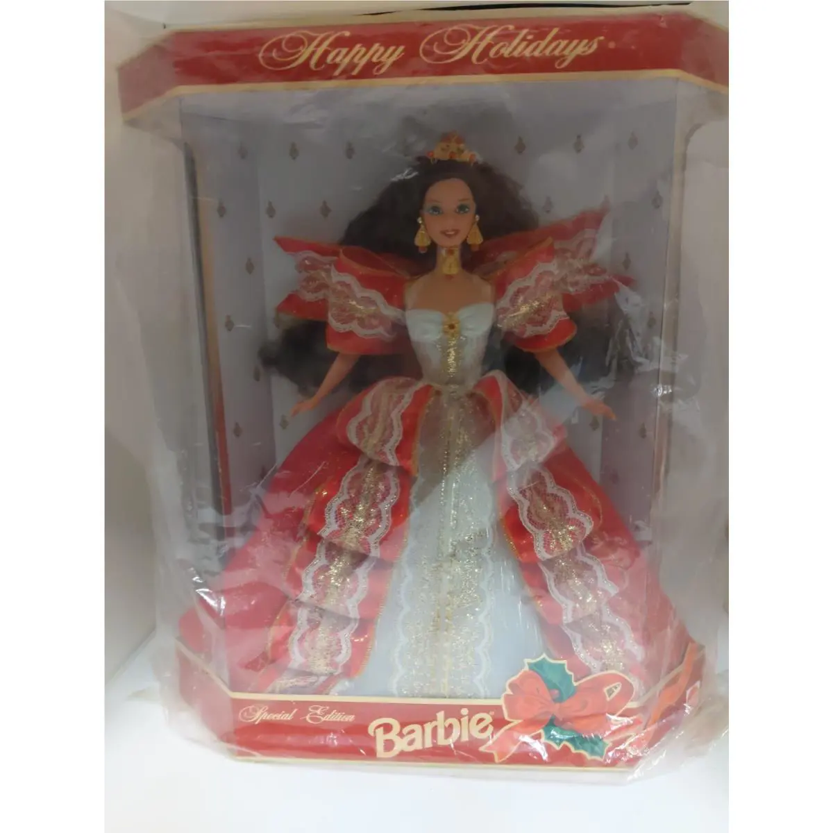 Vintage Happy Holidays Special Edition Barbie Doll Damaged Packaging