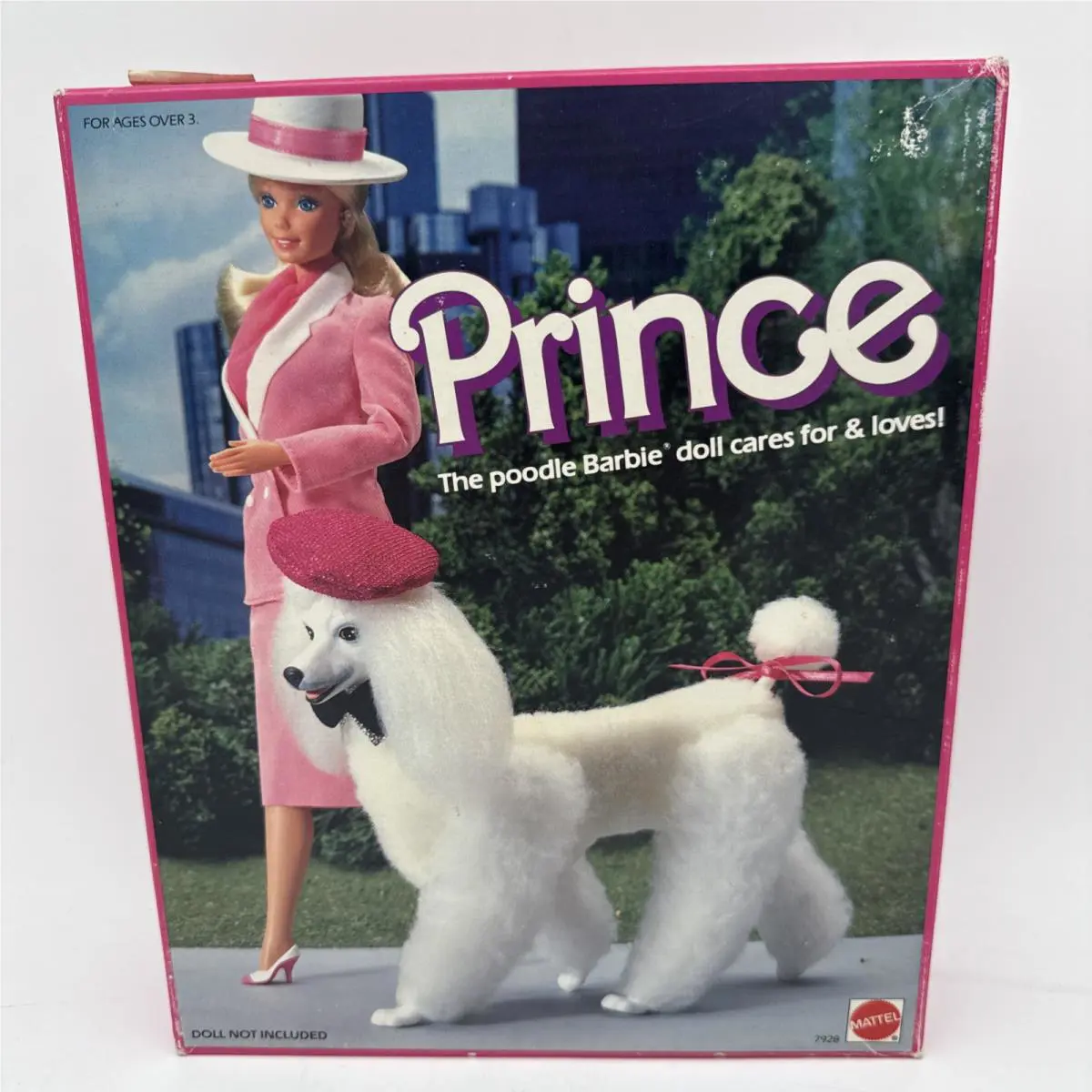 Vintage Prince Poodle Barbie Doll Dog Cares For Loves Mattel
