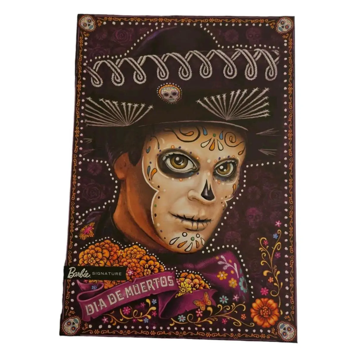 Barbie 2021 Ken Dia De Los Muertos Day of The Dead Doll Mattel Nrfb