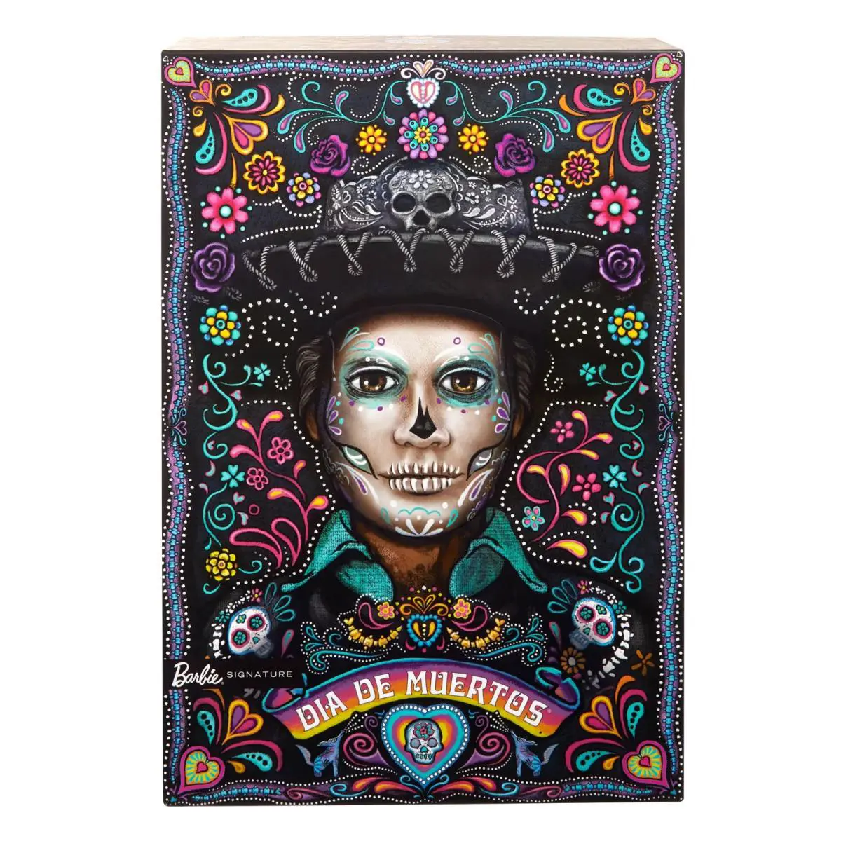 Barbie Signature 2024 Dia de Muertos Ken Doll HRM73 Hat Coa