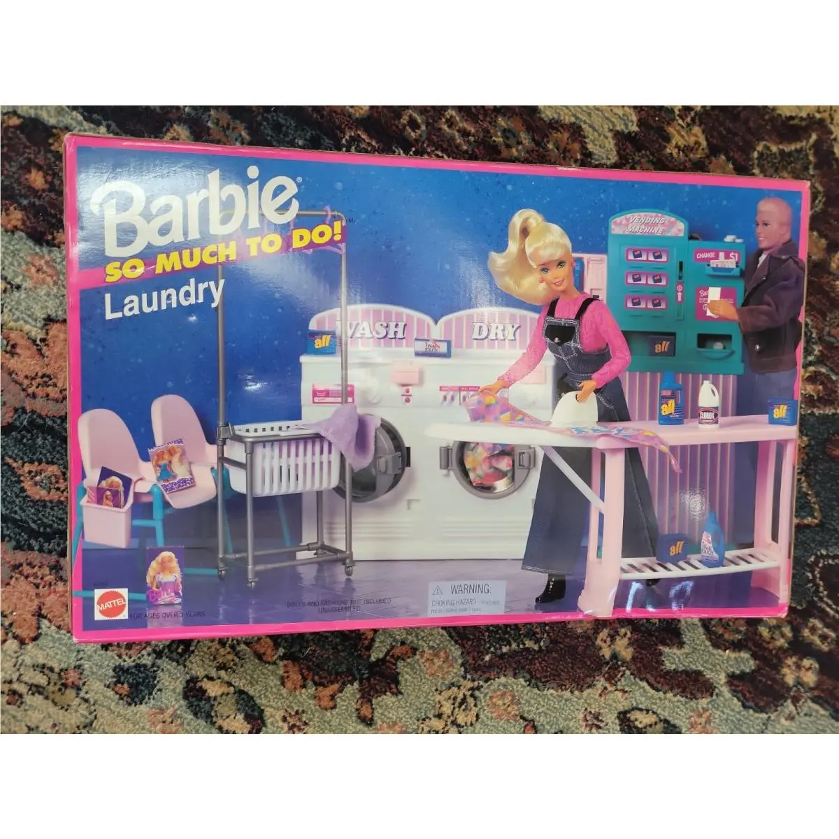 Barbie® So Much To Do™ Laundry Playset 1995 Mattel® 67403