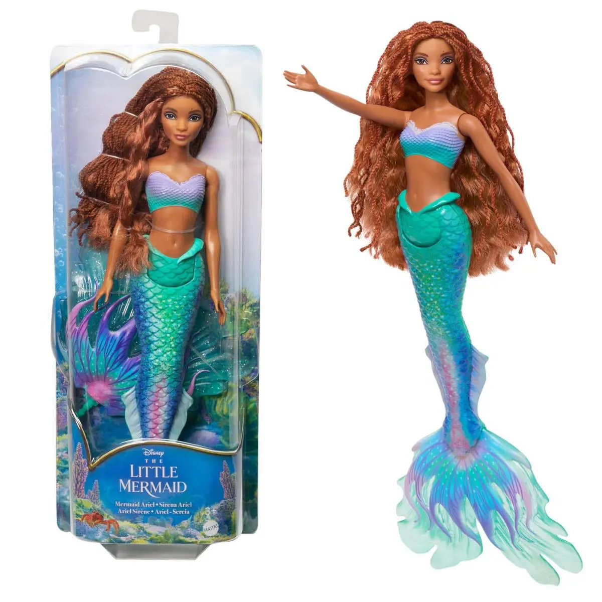 Disney Toys Ariel Fashion Doll with Signature Outfit Inspired by Disney’s
