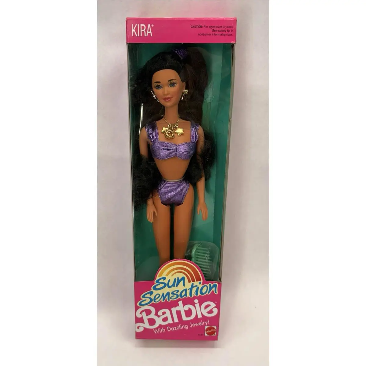 Vintage 1991 Sun Sensation Kira Barbie Doll 1447 Mib