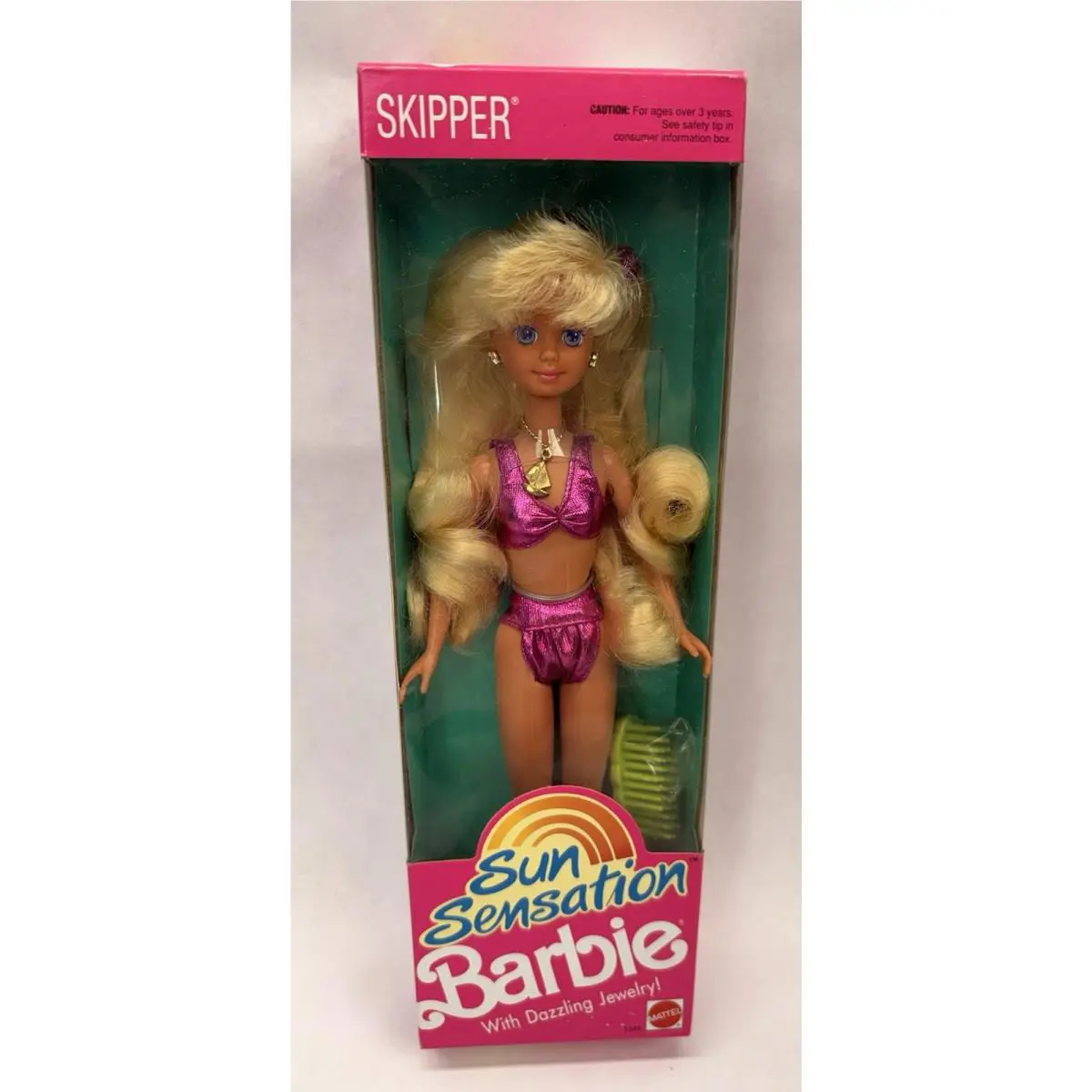 Vintage 1991 Sun Sensation Skipper Barbie Doll 1446 Mib