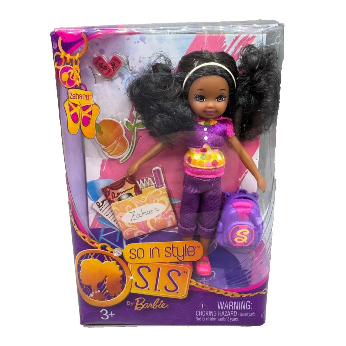BK D Barbie Doll 2009 Kelly SO IN Style S.i.s. Black AA Zahara T1455