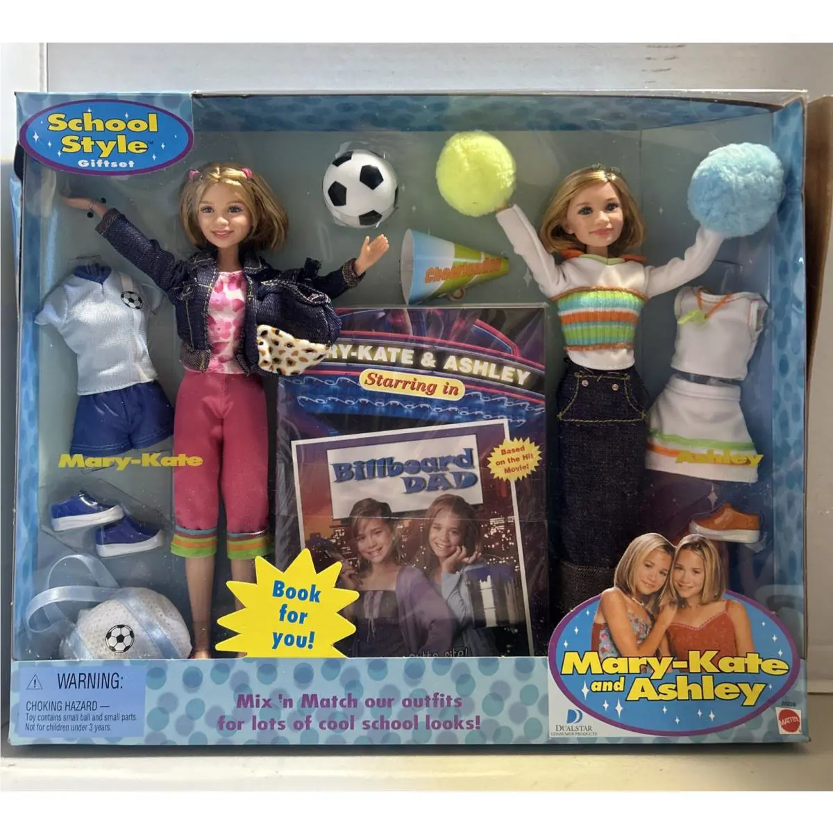 Damaged Mary-kate and Ashley Billboard Dad School Style Gift Set RD