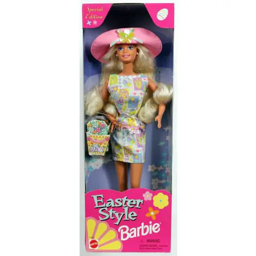 Easter Style Barbie Doll Special Edition - 17651 Never Removed From Box 1997