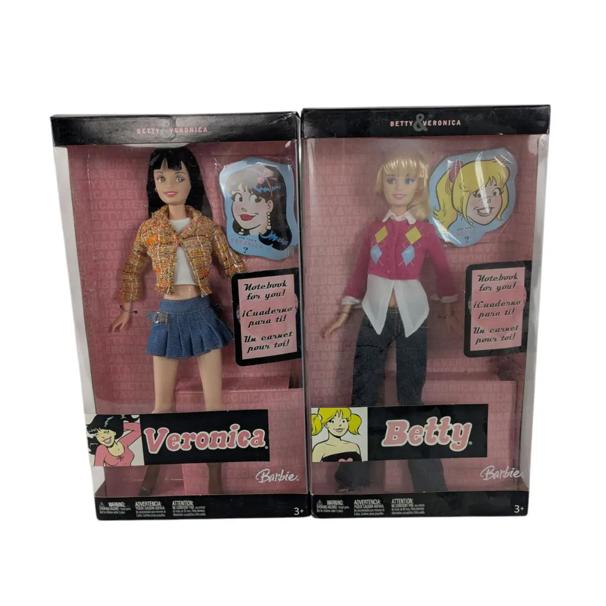Barbie Betty H7614 and Veronica H 7615 - Doll Hair: Blonde, Doll Eye: Blue