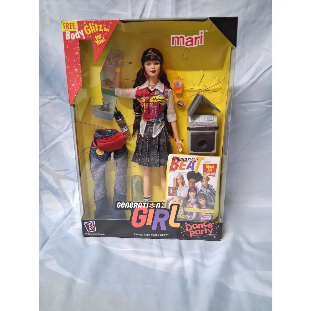 Mari Generation Girl Dance Party Doll Mattel 26112 Vintage 1999 Y2K