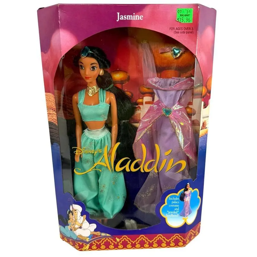Vintage Disney`s Aladdin Jasmine Doll Mattel 2557 1992