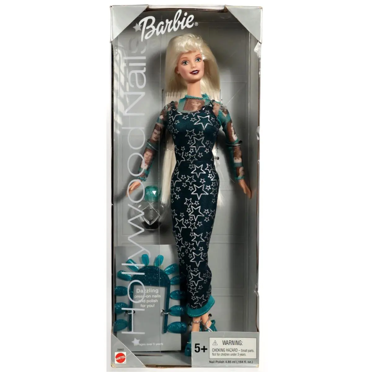 Hollywood Nails Barbie Doll - 28882 Never Removed From Box 2000 Mattel Inc