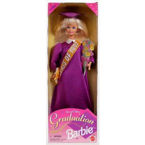Special Edition 1997 Graduation Barbie Doll - 16487 Never Removed From Box