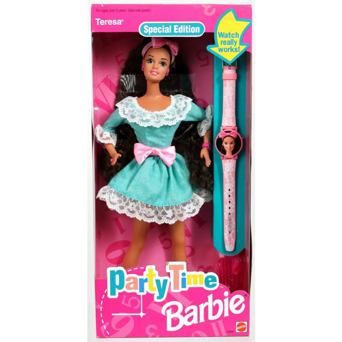 Party Time Teresa Barbie Doll Special Edition - 12244 Nrfb 1994 Mattel Inc