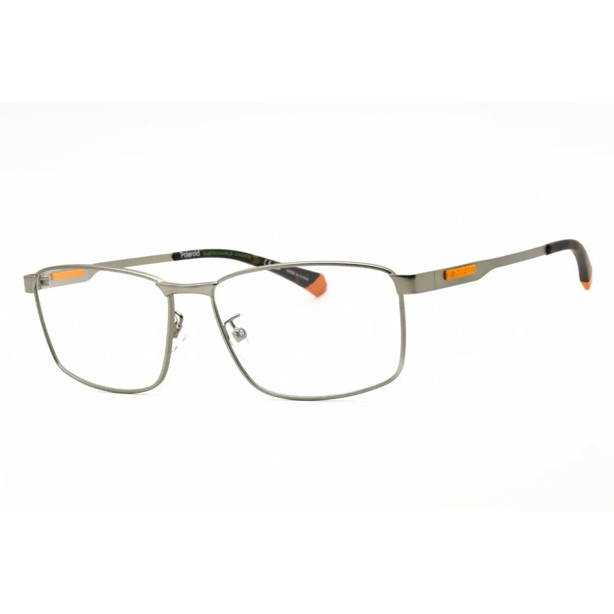Polaroid Core Pld D534/G 0R81 00 Matte Ruthenium 55mm Eyeglasses - Frame: Matte Ruthenium, Lens: Clear Demo Lenses, code: 0R8100