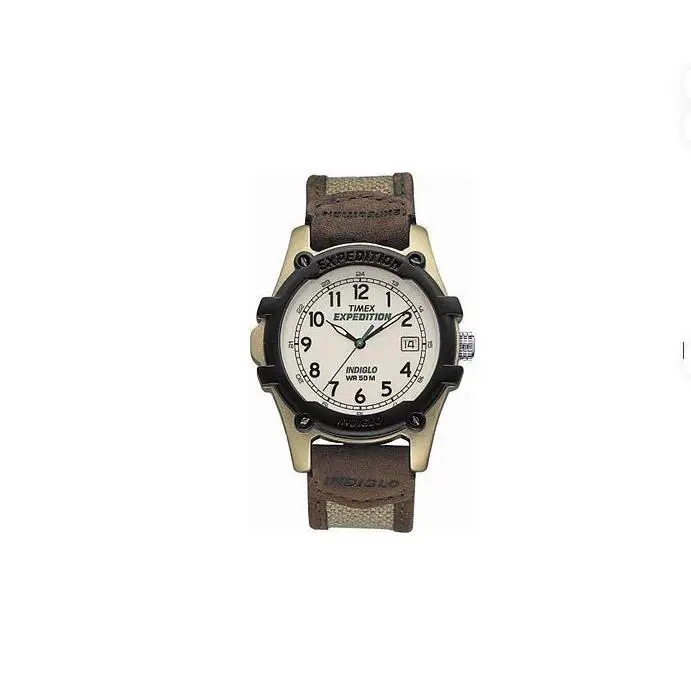 Timex Expedition Indiglo Date Vintage 1990s Watch WR 50m 37mm T43101