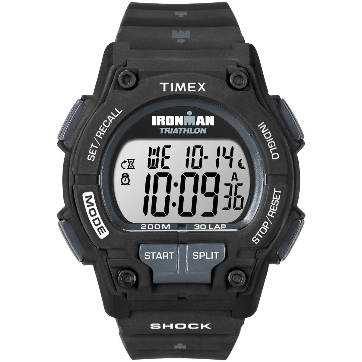 Timex Men`s Ironman Triathlon Endure 30 Shock 42mm Watch – Black Case