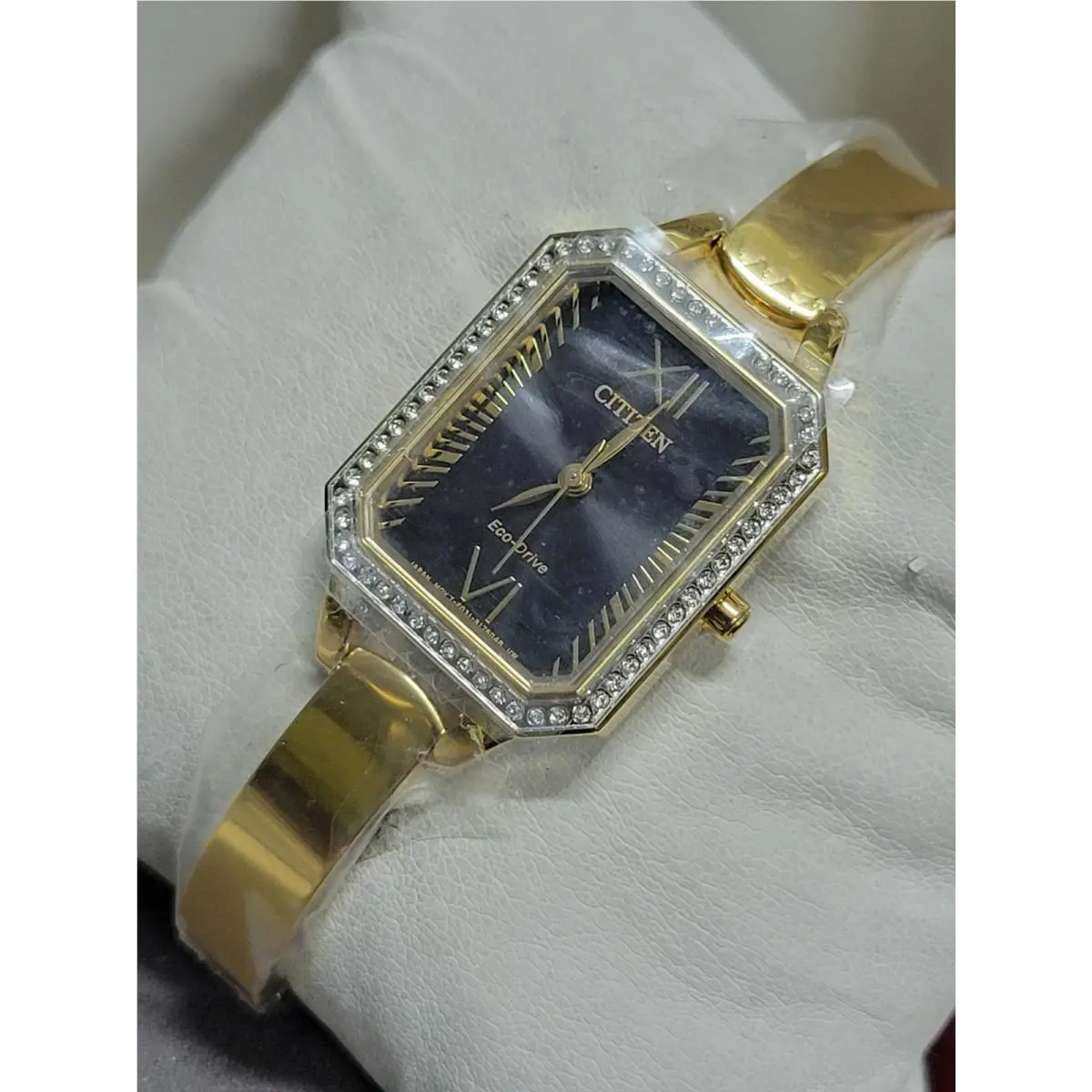 Citizen Women`s Silhouette Crystal Eco-drive Stainless Steel EM0982-54E