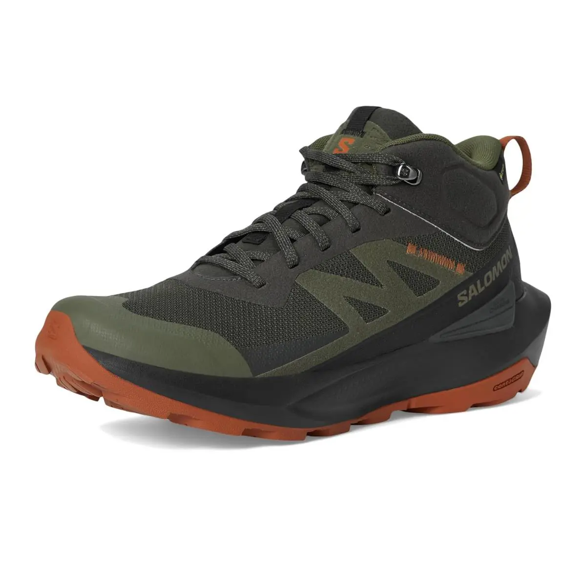 Salomon shoes - Peat/Black/Caramel Cafe 5