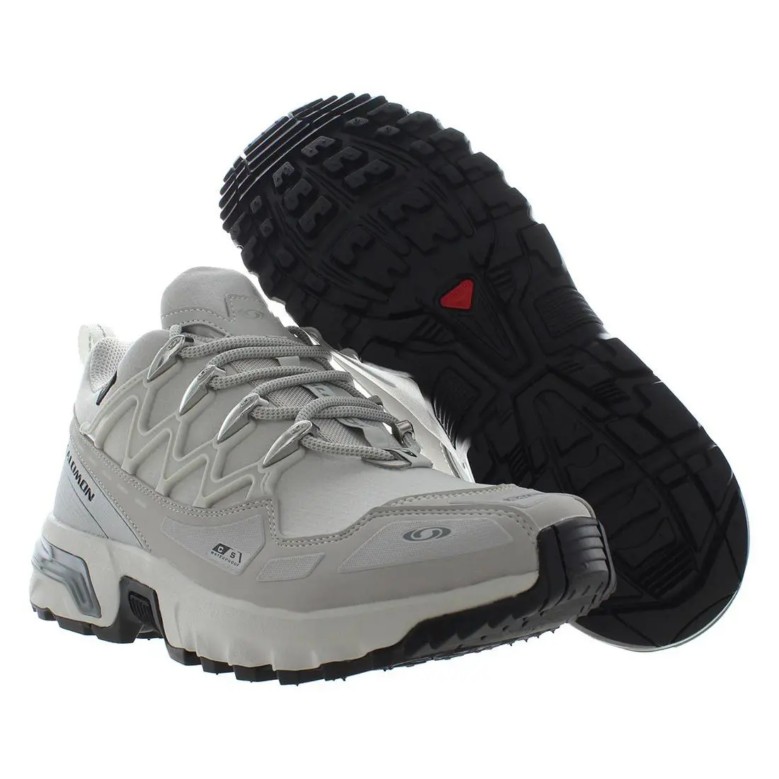 Salomon Acs + Cswp Unisex Shoes - Lunar Rock/Silver Metallic/Black, Main: White