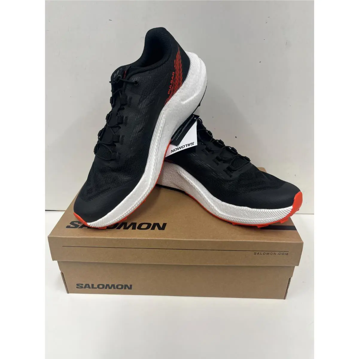 Salomon shoes - Black/White/Cherry Tomato 0