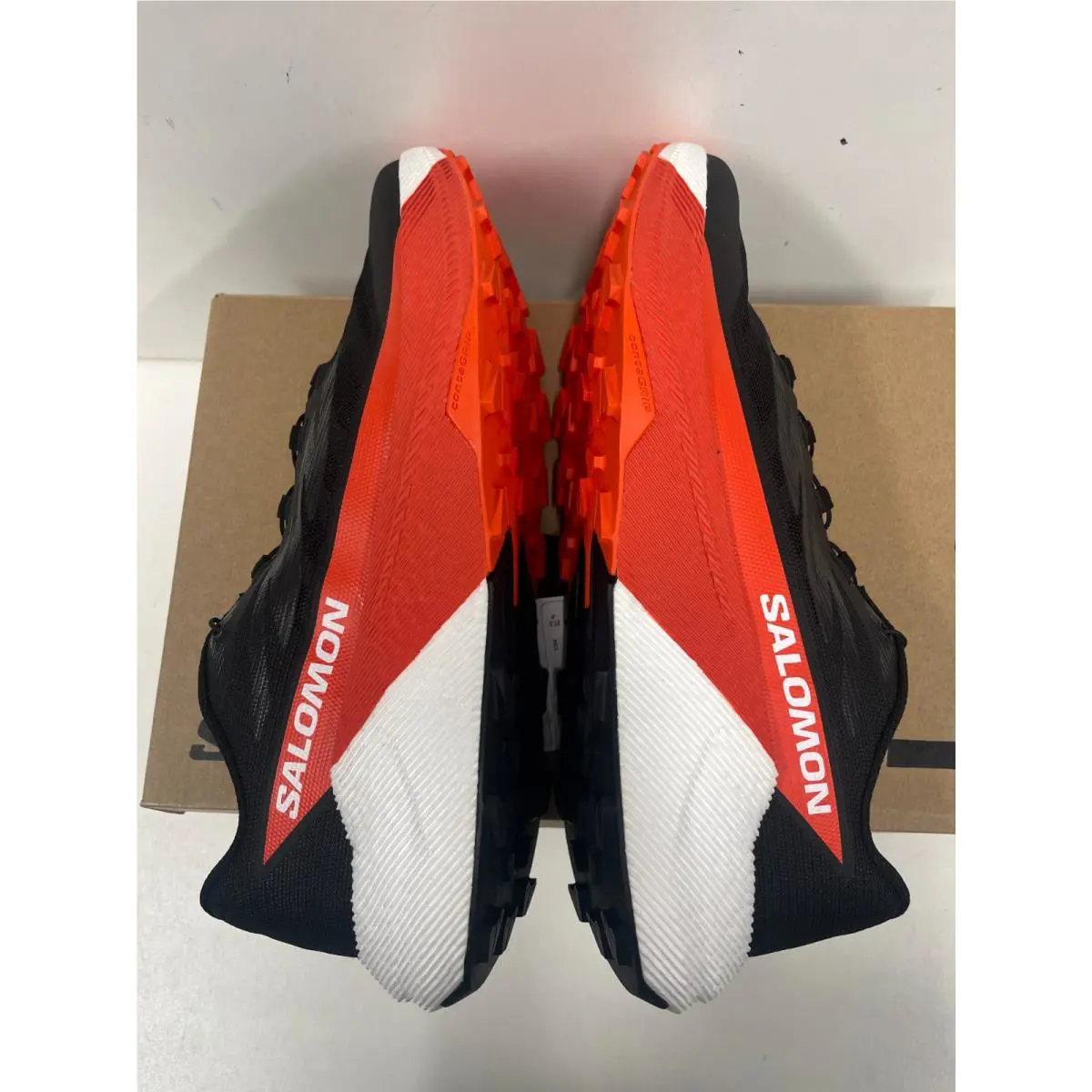 Salomon shoes - Black/White/Cherry Tomato 4