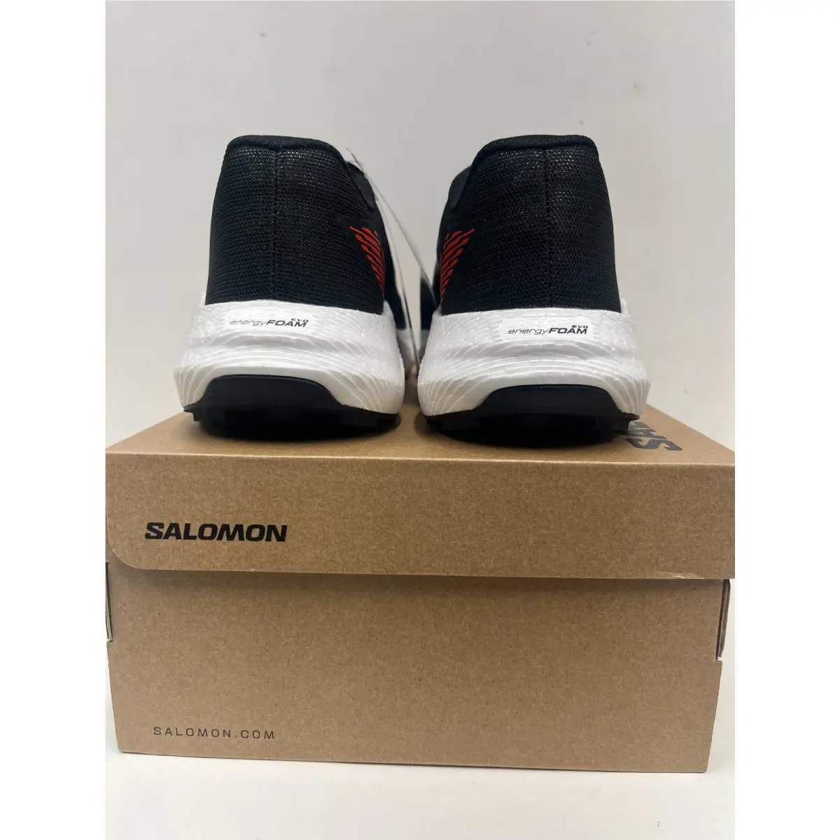 Salomon shoes - Black/White/Cherry Tomato 5