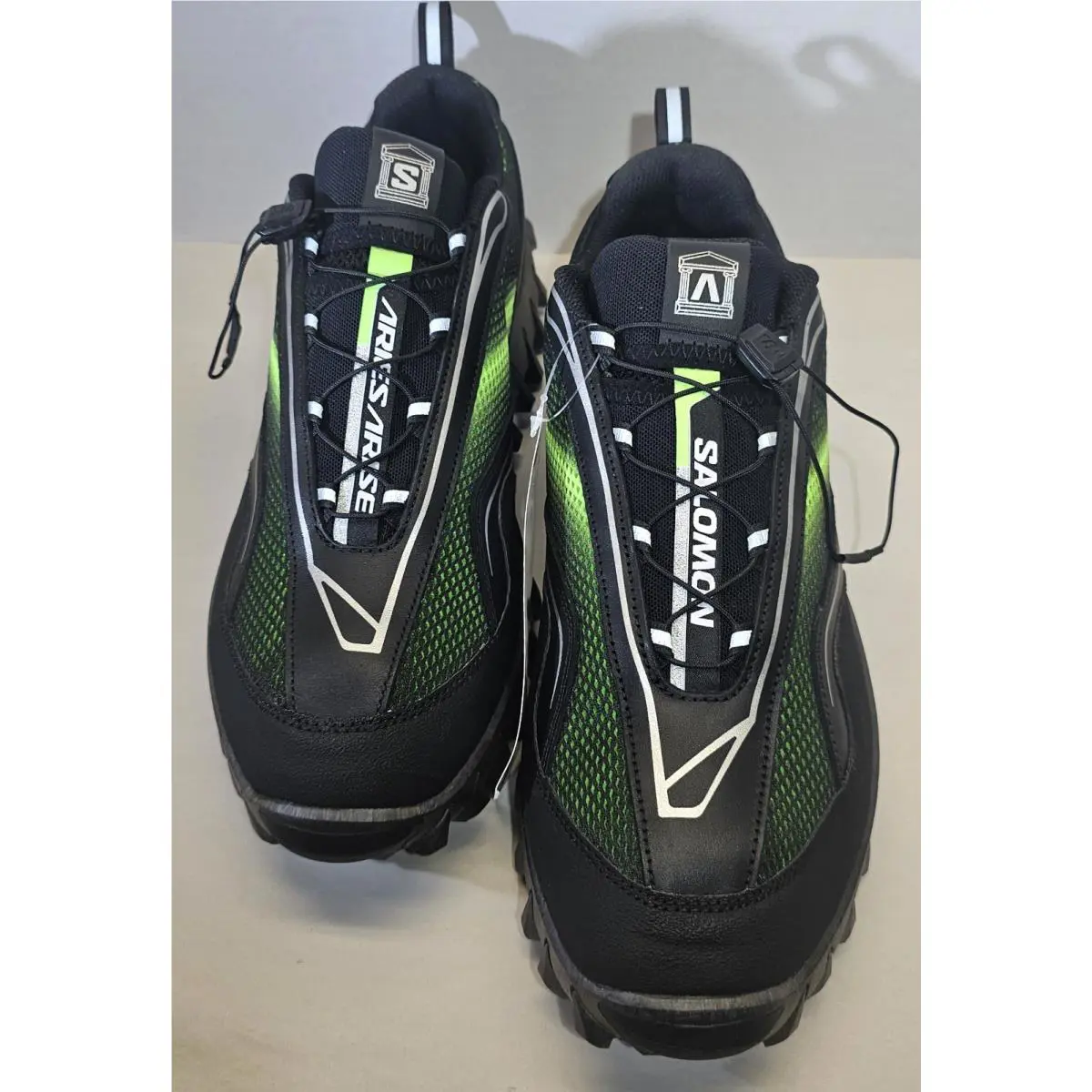Salomon shoes - Salomon Aries Arise x Snowclog - L4771320036 - Black/Green Gecko/Ftw Silver 20
